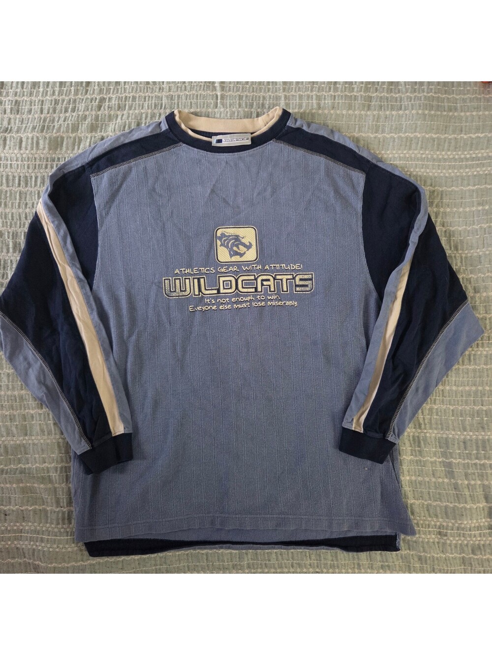 Burnside Wildcats blue long sleeve shirt